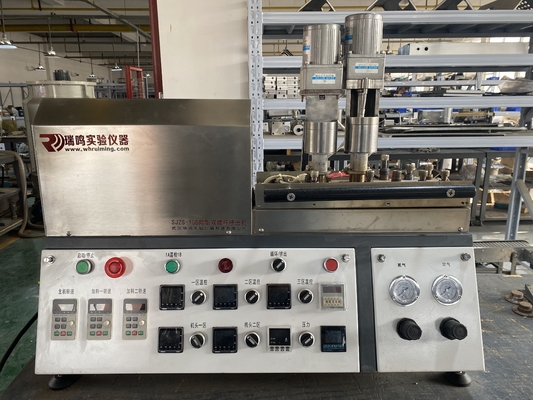 Beli Micro Double Cone Twin Screw Extruder Untuk MENGINTIP Keramik Powder Graphene Research online manufacture