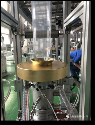 1.10kw PE PP PET Lab Film Blowing Machine Pemanas Listrik Mini Blown Film Extruder